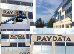 PayData's Sign installed
